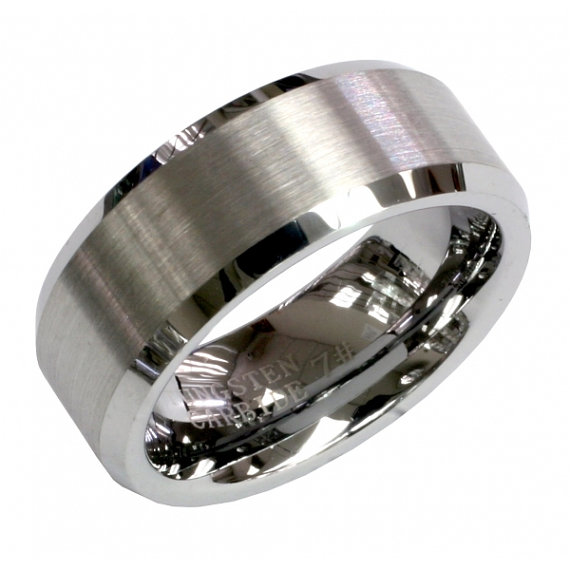 Tungsten Wedding Band " Engraving ", Mmdtr035 8mm Tungsten Carbide